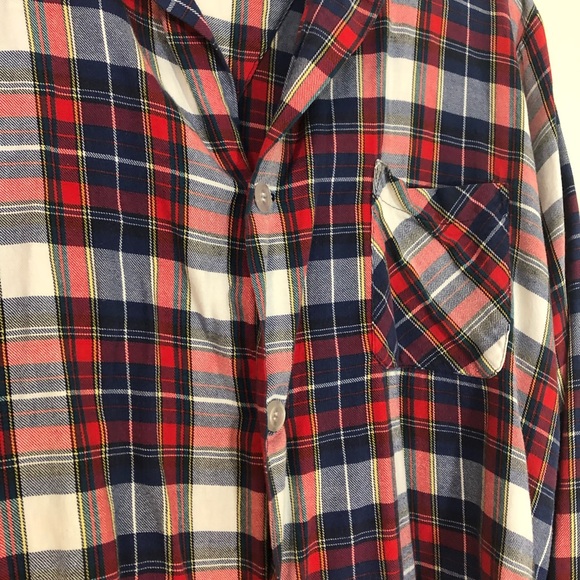 Checkered Button Up Top - Picture 3 of 7